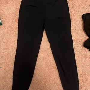 Black High-Waisted joggers